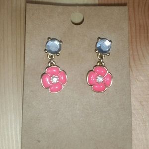 Kate Spade 14K Gold Filled 'Bougainvillea' Enamele